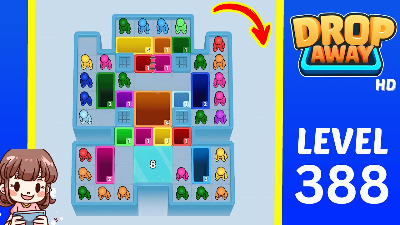 Drop Away Level 388: Drop Away Level 388 - Walkthrough &amp; Solution &amp; Game